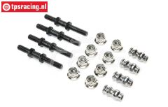 LOS253029 LOSI DBXL-E 2.0 Schokdemper Bevestiging, 4 st.