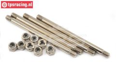 LOS254028 LOSI MTXL Draagarm pen buiten, 4 st