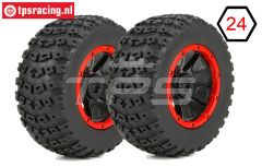 LOS45004 DBXL Banden op velg Ø175-B70 mm, 2 st.