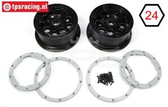 LOS45015 Velgen Zwart Ø120-B60 mm, Set