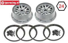 LOS45022 Velgen grijs Ø120-B70 mm, set