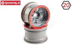 LOS45027 Velgen zilver Ø80-B50 mm, 2 st.