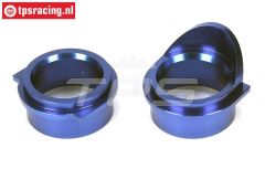 LOSB2544 Alu. Lagerschalen achter LOSI 5T-BWS-TLR, 2 st.