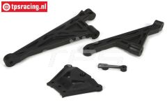 LOSB2558 Chassis steun/plaat LOSI 5T-BWS, set