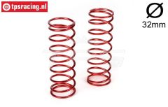 LOSB2966 Schokdemper veer Ø2,9-L115 LOSI 5T-BWS-TLR, 2 st.