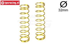 LOSB2970 Schokdemper veer Ø2,5-L115 LOSI 5T-BWS-TLR, 2 st.