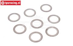 TPS3201/20 Pas ring Ø15-Ø21-H0,2 mm, 8 st.