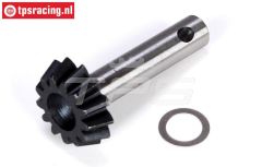 LOSB3208 Tandwiel-as 13T LOSI 5T-BWS-TLR, 1 st.