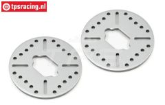 LOSB3234 Alu-rem schijf LOSI 5T-BWS, 2 st.