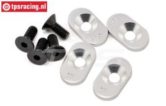 LOSB5801 Motor plaatjes 19T LOSI 5T, 4 st.