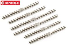 LOSB5902 Instelstangen M6 LOSI 5T-BWS-TLR, 6 st.