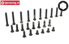 LOSB6110 LOSI M5 Inbus bolkop Sorti, 24 st.