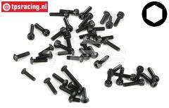 LOSB6451 LOSI M3 Inbus Sorti, 38 st.
