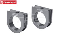 5T338/BI-GM LOSI 5IVE-T 3.0 Alu-inserts Gun-Metal, 2 st.