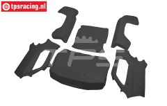 LOS-4000 LOSI 5IVE-TE 3.0 Kap zwart, set