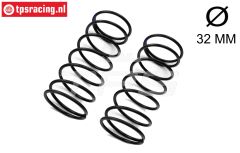 LOS-3731 LOSI 5IVE-T Schokd. veer voor Blauw Ø32-Ø3,4 mm, 2 st.