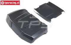 LOS-4347 LOSI 5IVE-T 3.0 Kap panelen gun metal, set