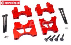 TPS7050/30 Alu-Deelbare diff. houders Rood BWS-LOSI, Set