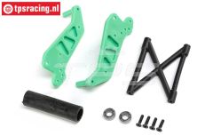 LOS241029 Wheelie bar Groen LMT Truck, Set