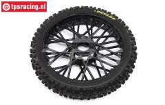 LOS46004 PROMOTO Voorband-velg zwart, 1 st.