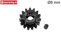 LOS-3740 LOSI 5IVE-T Stalen tandwiel 15T-Ø8 mm, 1 st.