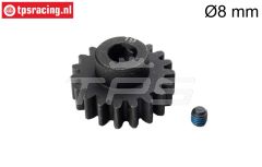 LOS-3733 LOSI 5IVE-T Stalen tandwiel 19T-Ø8 mm, 1 st.