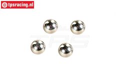 M2009/17 Mecatech Click shock terugslag ventiel kogel, 4 st.