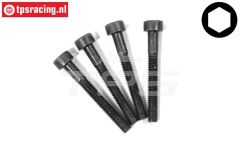 M3000/29 Mecatech inbus normale kop M3-L25 mm, 4 st