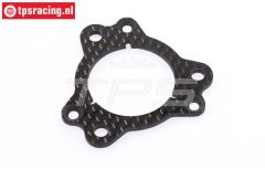 M2020/12 Mecatech Koolstof front plaat, 1 st.