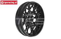 PRO282003 PROMOTO Supermoto Voor velg zwart, 1 st.