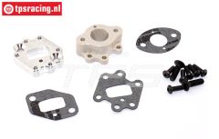 RV0001 N-R-P Aluminium isolator 23-29 cc, set