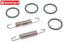 SAM2263 Samba Uitlaatveer met O-ring, set