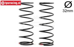 TLR253003 Schokdemper veer Ø33-L115 mm, 2 st