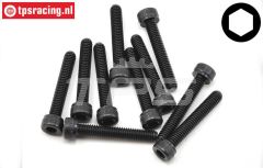 TLR255012 TLR Inbus Normale kop M4-L25 mm, 10 st.