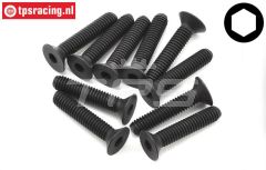 TLR255014 TLR Inbus verzonken M4-L20 mm, 10 st.