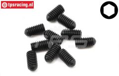 TLR255016 TLR Inbus koploos M4-L8 mm, 10 st.