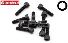 TLR255024 TLR Inbus Normale kop M5-L20 mm, 10 st.