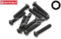 TLR255036 TLR Inbus Bolkop M6-L30 mm, 10 st.