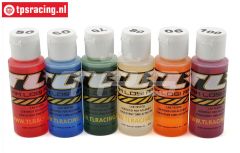 TLR74021 TLR Siliconen olie Sorti 50 ml, 6 st.