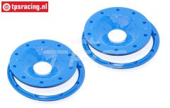 BWS59089/02B Beadlock Disk Blauw Ø120 mm, 4 St.