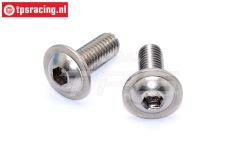 TPS7320/14 RVS Koppeling bout M6, 2 st.