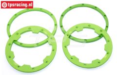 TPS5030/GR HD Nylon Beadlock Groen Ø120 mm, 4 st.