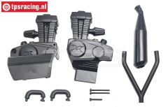 XR-FG8020 X-Rider Flamingo Motor kappen, Set