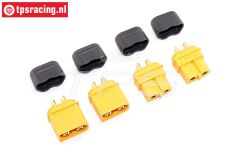 TPS087/60 XT60 Gold stekker Ø4,0 mm, 4 st.