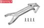 5T3/025F-GS LOSI 5IVE-TE 3.0 Alu-brace boven grijs, 1 st.