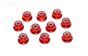 TPS1223/01 Aluminium borgmoer M3 Rood, 10 st.