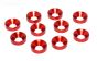 TPS1235/01 Alu verzonken ring Ø5 mm Rood, 10 st.