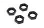 AR310449 ARRMA Alu-Wielmoer zwart 17 mm, 4 st.