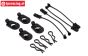 ARA390294 ARRMA Body clip met rubber 1/5, 4 st.