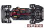 ARA7617V2T2 ARRMA FELONY 6S BLX 1/7 Muscle Car, Oranje